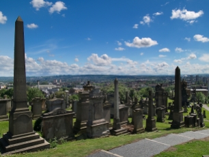Die Necropolis bietet einen tollen Blick auf Glasgow.